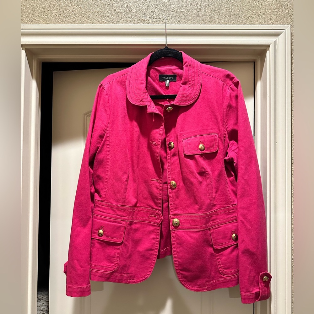Pink Talbots jacket blazer